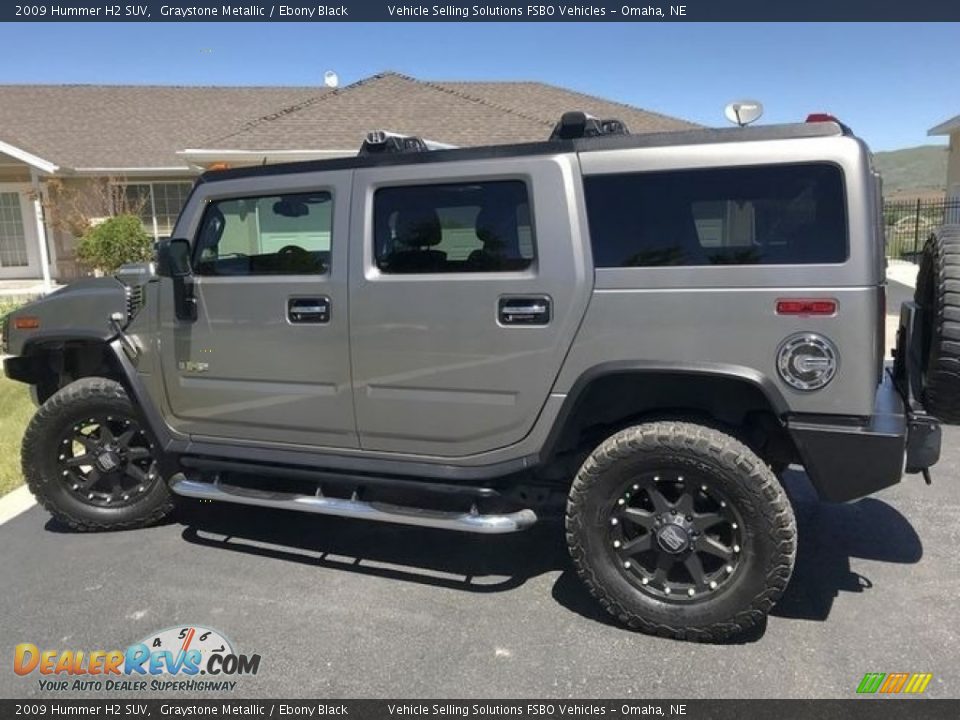 2009 Hummer H2 SUV Graystone Metallic / Ebony Black Photo #17