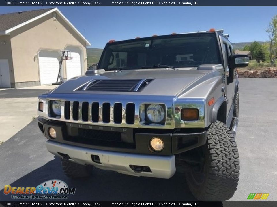 2009 Hummer H2 SUV Graystone Metallic / Ebony Black Photo #19