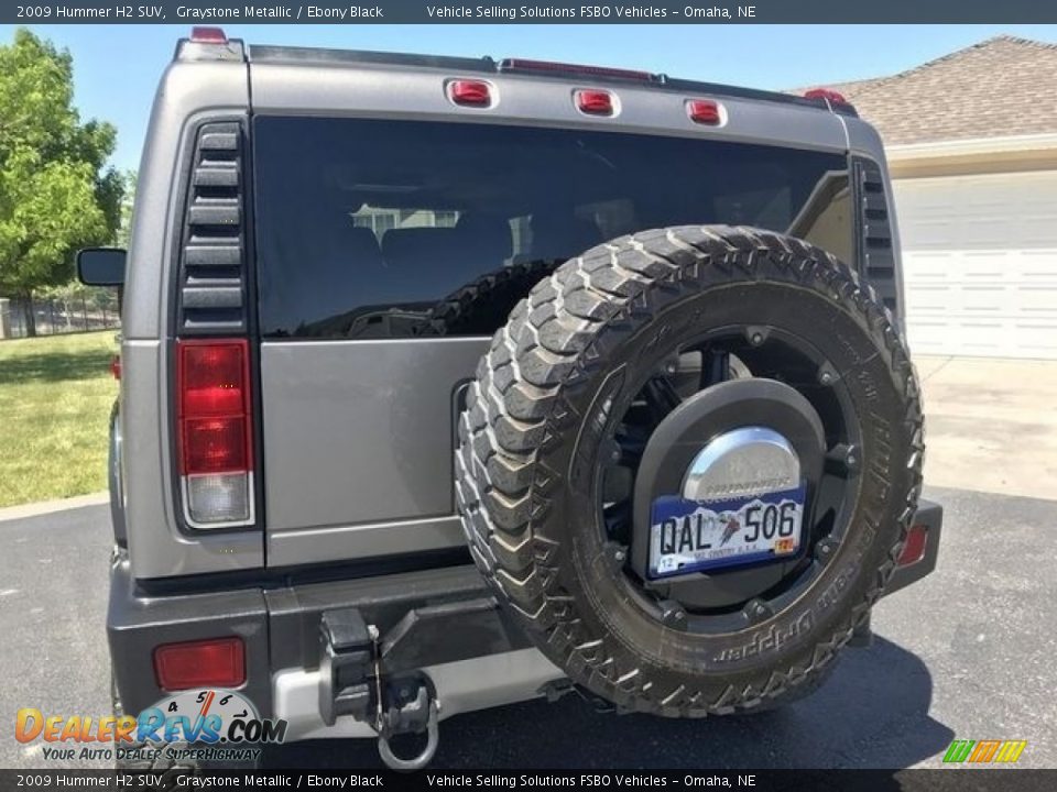 2009 Hummer H2 SUV Graystone Metallic / Ebony Black Photo #20