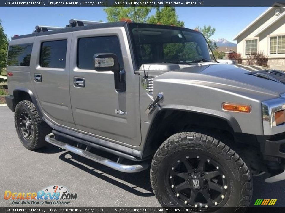 2009 Hummer H2 SUV Graystone Metallic / Ebony Black Photo #21