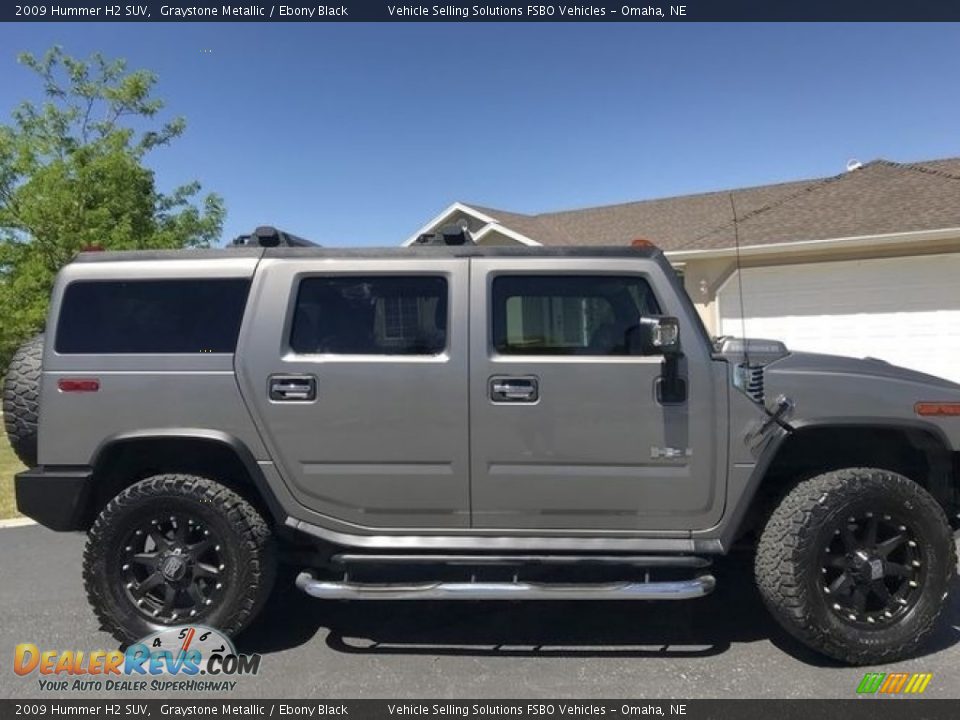 2009 Hummer H2 SUV Graystone Metallic / Ebony Black Photo #24