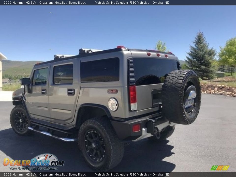 2009 Hummer H2 SUV Graystone Metallic / Ebony Black Photo #26