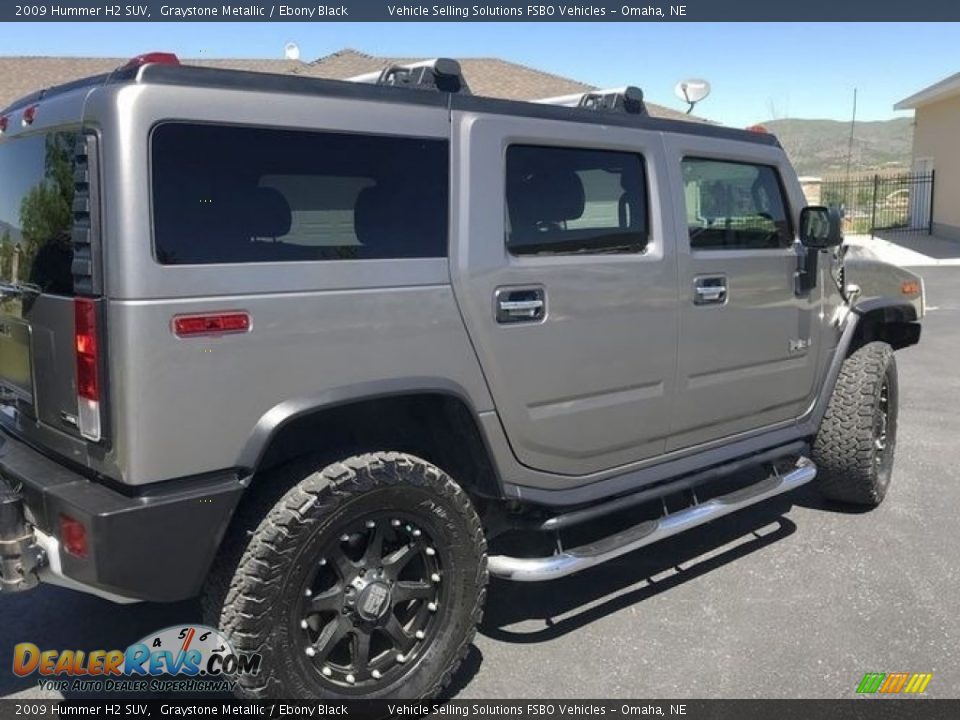 2009 Hummer H2 SUV Graystone Metallic / Ebony Black Photo #27