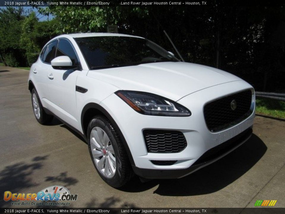 2018 Jaguar E-PACE S Yulong White Metallic / Ebony/Ebony Photo #2