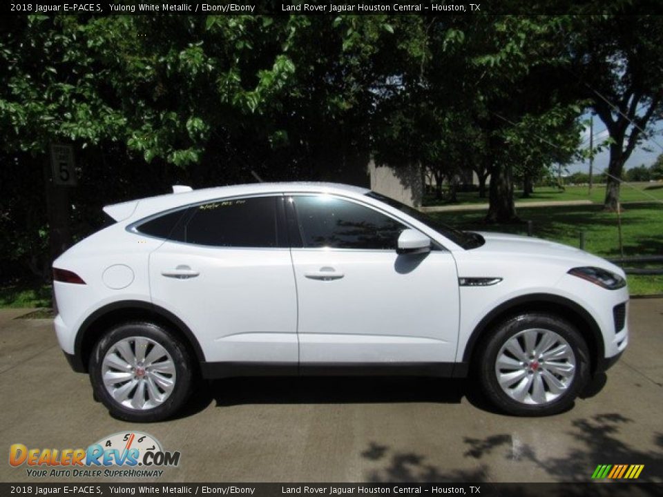 2018 Jaguar E-PACE S Yulong White Metallic / Ebony/Ebony Photo #6