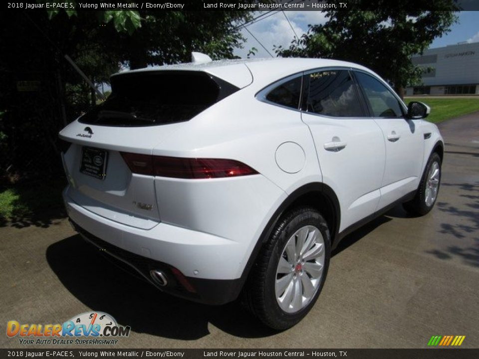 2018 Jaguar E-PACE S Yulong White Metallic / Ebony/Ebony Photo #7