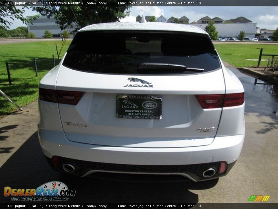 2018 Jaguar E-PACE S Yulong White Metallic / Ebony/Ebony Photo #8