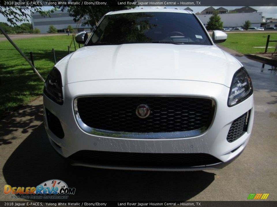 2018 Jaguar E-PACE S Yulong White Metallic / Ebony/Ebony Photo #9