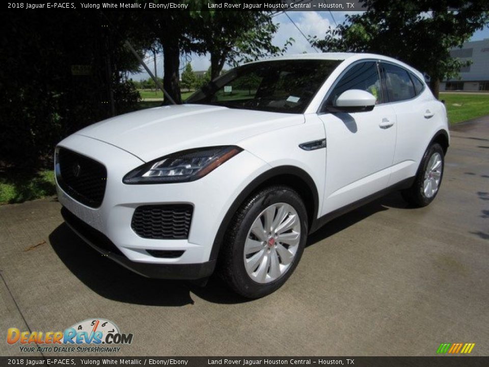 2018 Jaguar E-PACE S Yulong White Metallic / Ebony/Ebony Photo #10