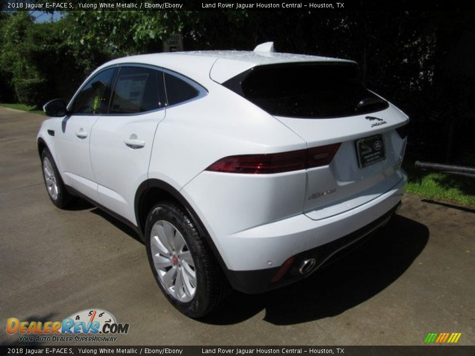 2018 Jaguar E-PACE S Yulong White Metallic / Ebony/Ebony Photo #12