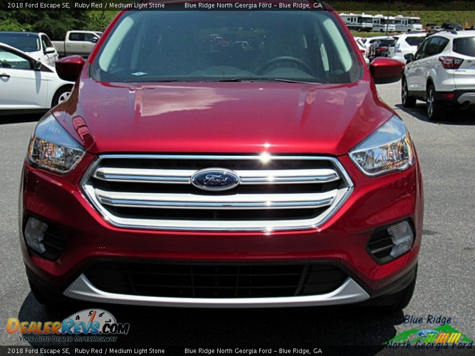 2018 Ford Escape SE Ruby Red / Medium Light Stone Photo #8