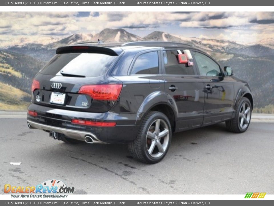2015 Audi Q7 3.0 TDI Premium Plus quattro Orca Black Metallic / Black Photo #3