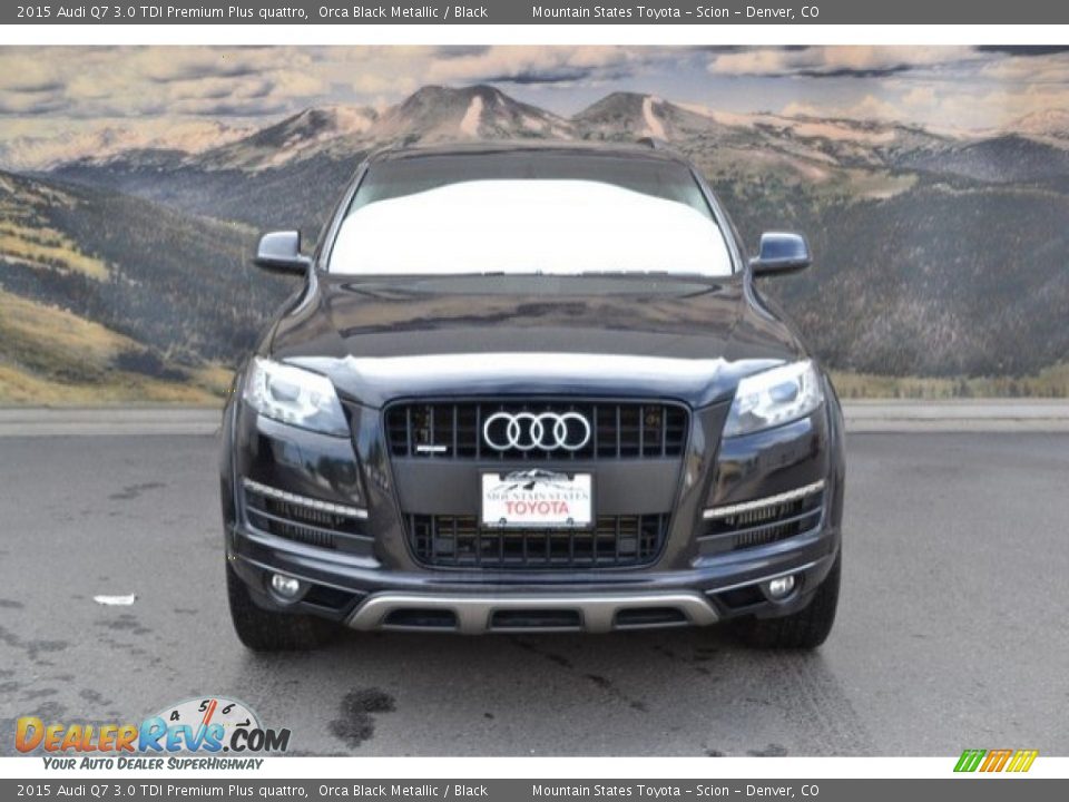 2015 Audi Q7 3.0 TDI Premium Plus quattro Orca Black Metallic / Black Photo #4