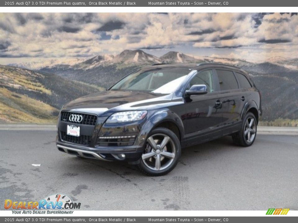 2015 Audi Q7 3.0 TDI Premium Plus quattro Orca Black Metallic / Black Photo #5