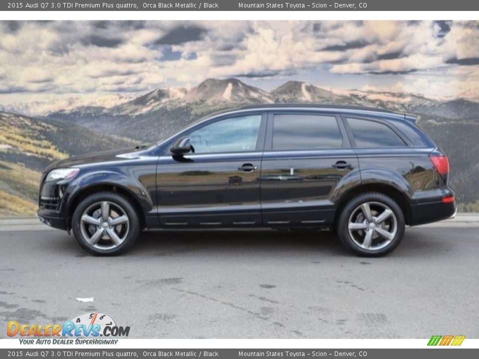 2015 Audi Q7 3.0 TDI Premium Plus quattro Orca Black Metallic / Black Photo #6