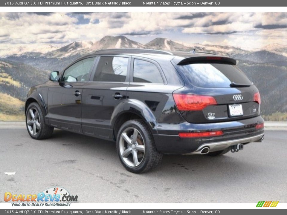 2015 Audi Q7 3.0 TDI Premium Plus quattro Orca Black Metallic / Black Photo #8