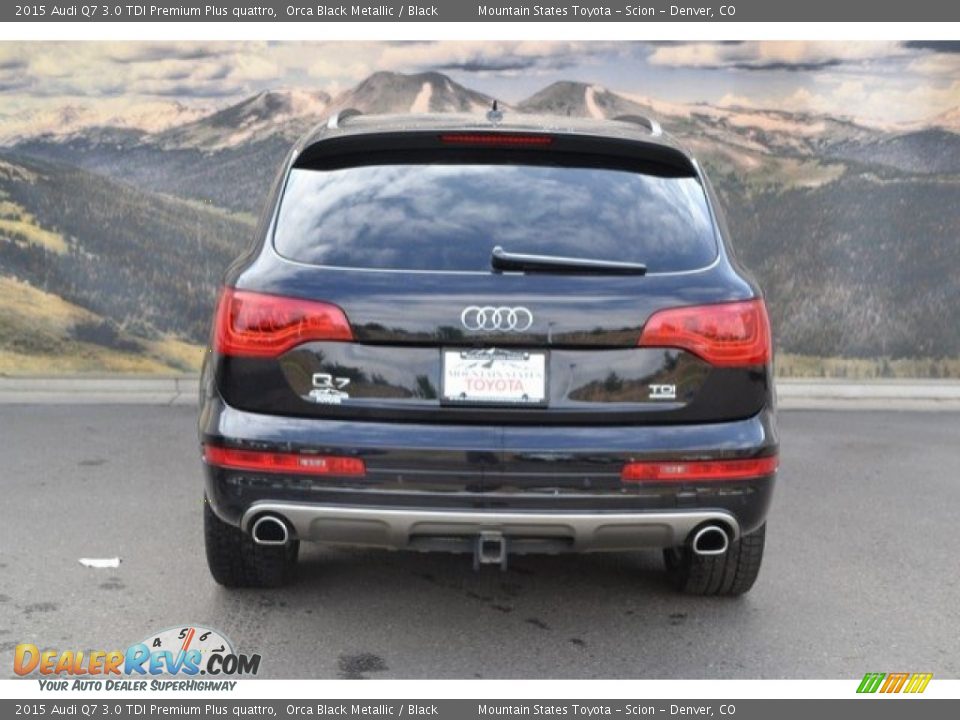 2015 Audi Q7 3.0 TDI Premium Plus quattro Orca Black Metallic / Black Photo #9
