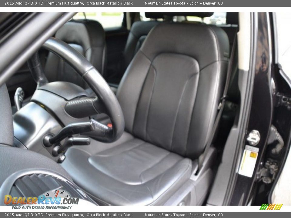2015 Audi Q7 3.0 TDI Premium Plus quattro Orca Black Metallic / Black Photo #12