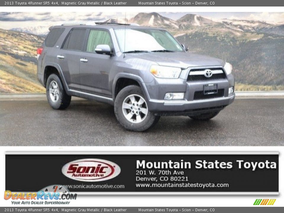 2013 Toyota 4Runner SR5 4x4 Magnetic Gray Metallic / Black Leather Photo #1
