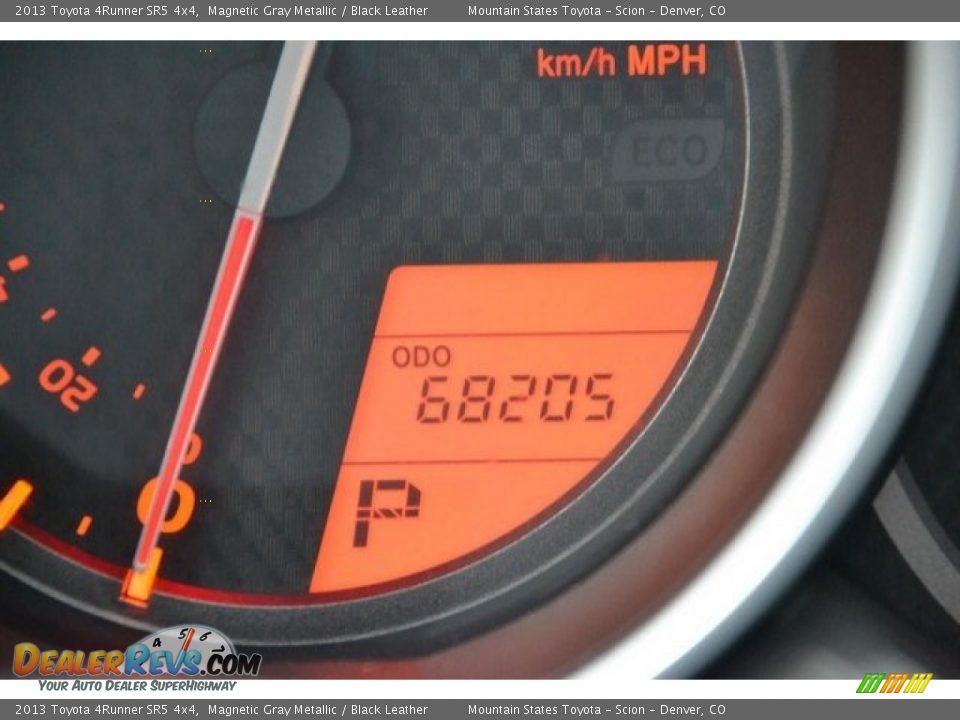 2013 Toyota 4Runner SR5 4x4 Magnetic Gray Metallic / Black Leather Photo #12