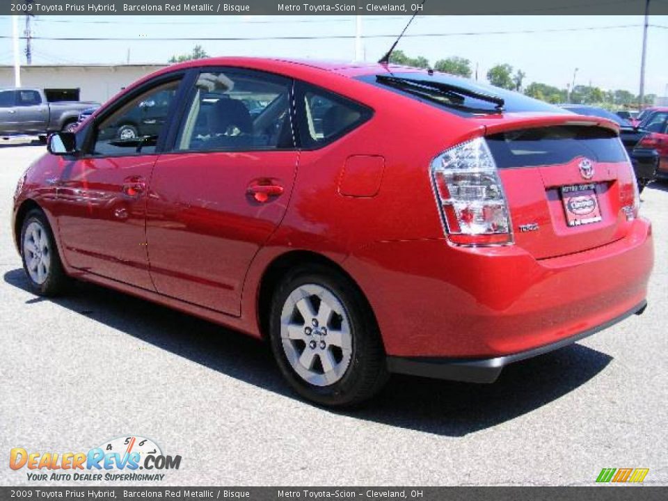 2009 Toyota Prius Hybrid Barcelona Red Metallic / Bisque Photo #5