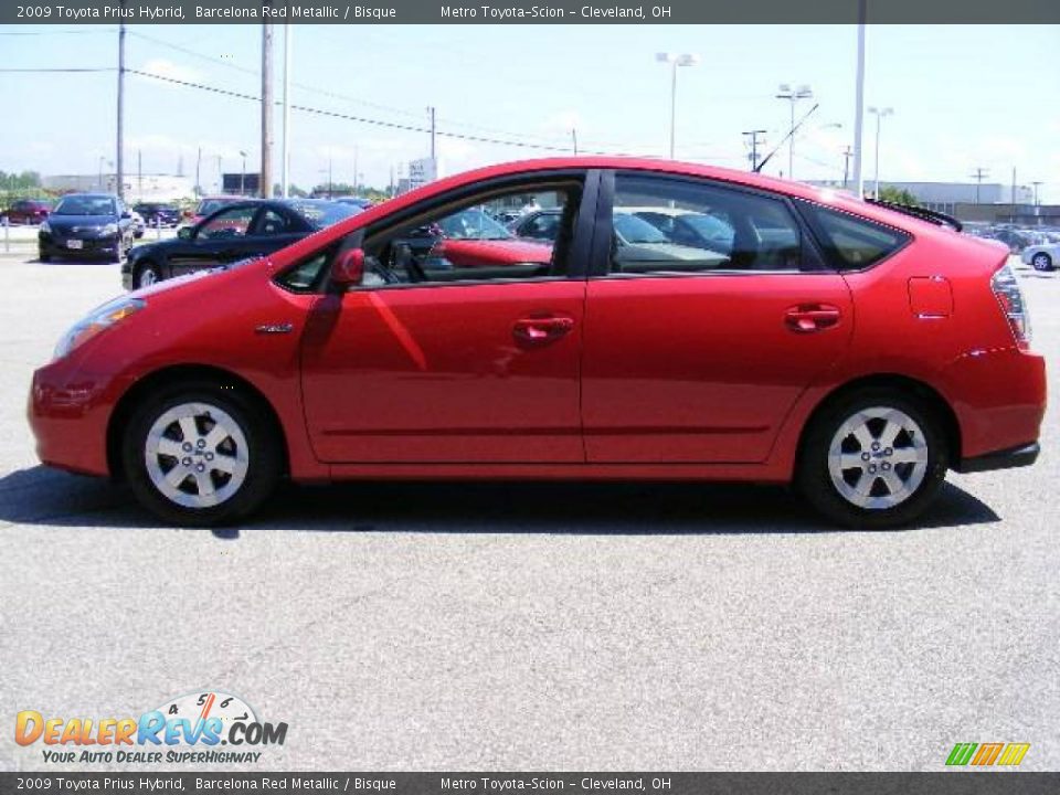 2009 Toyota Prius Hybrid Barcelona Red Metallic / Bisque Photo #6