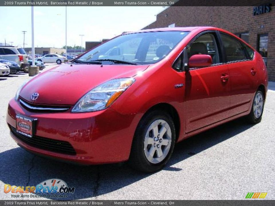 2009 Toyota Prius Hybrid Barcelona Red Metallic / Bisque Photo #7