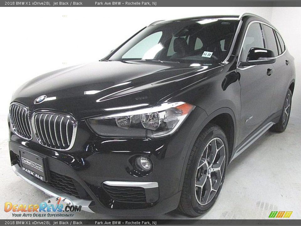 2018 BMW X1 xDrive28i Jet Black / Black Photo #1