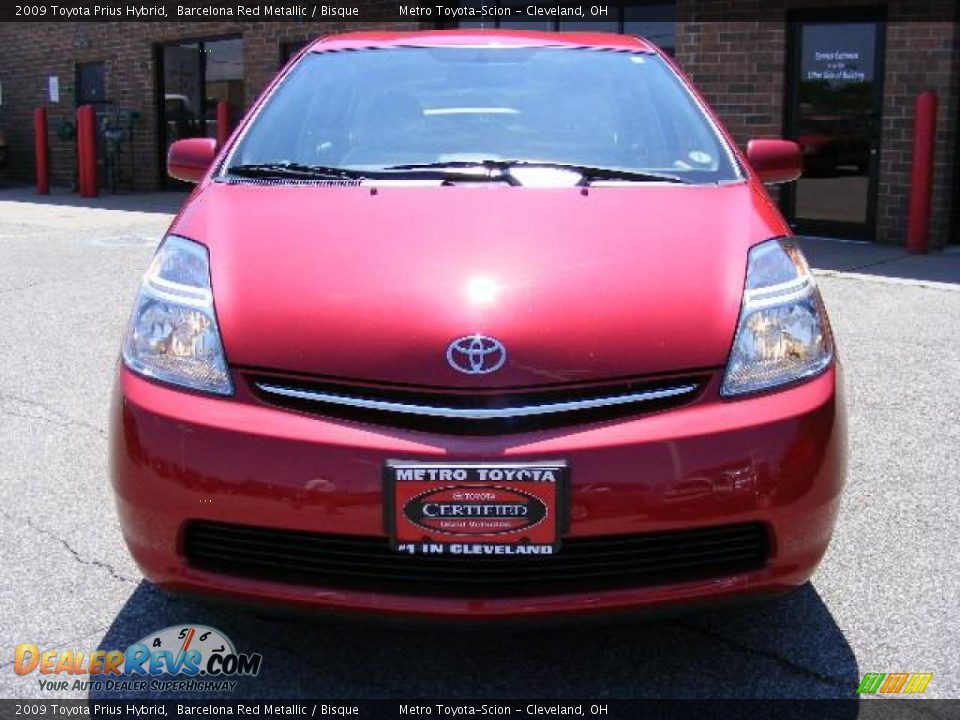 2009 Toyota Prius Hybrid Barcelona Red Metallic / Bisque Photo #8