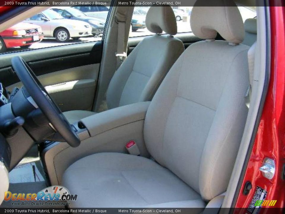 2009 Toyota Prius Hybrid Barcelona Red Metallic / Bisque Photo #9
