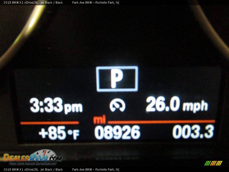 2018 BMW X1 xDrive28i Jet Black / Black Photo #27