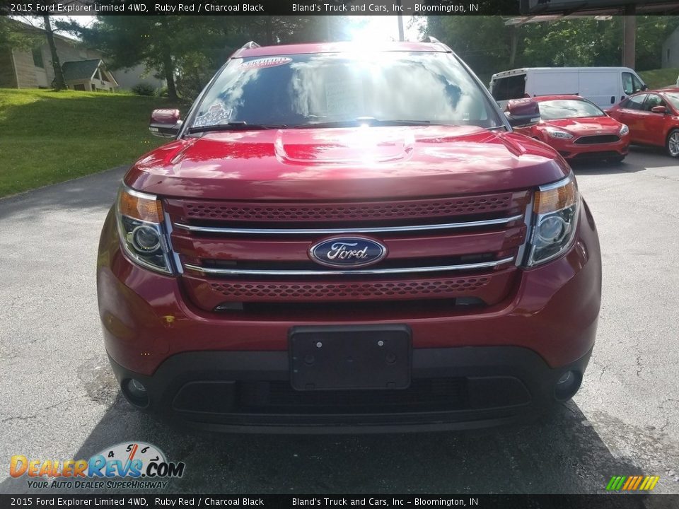 2015 Ford Explorer Limited 4WD Ruby Red / Charcoal Black Photo #10