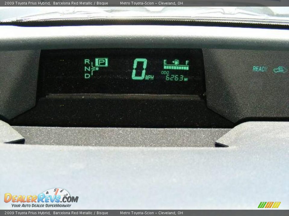 2009 Toyota Prius Hybrid Barcelona Red Metallic / Bisque Photo #16