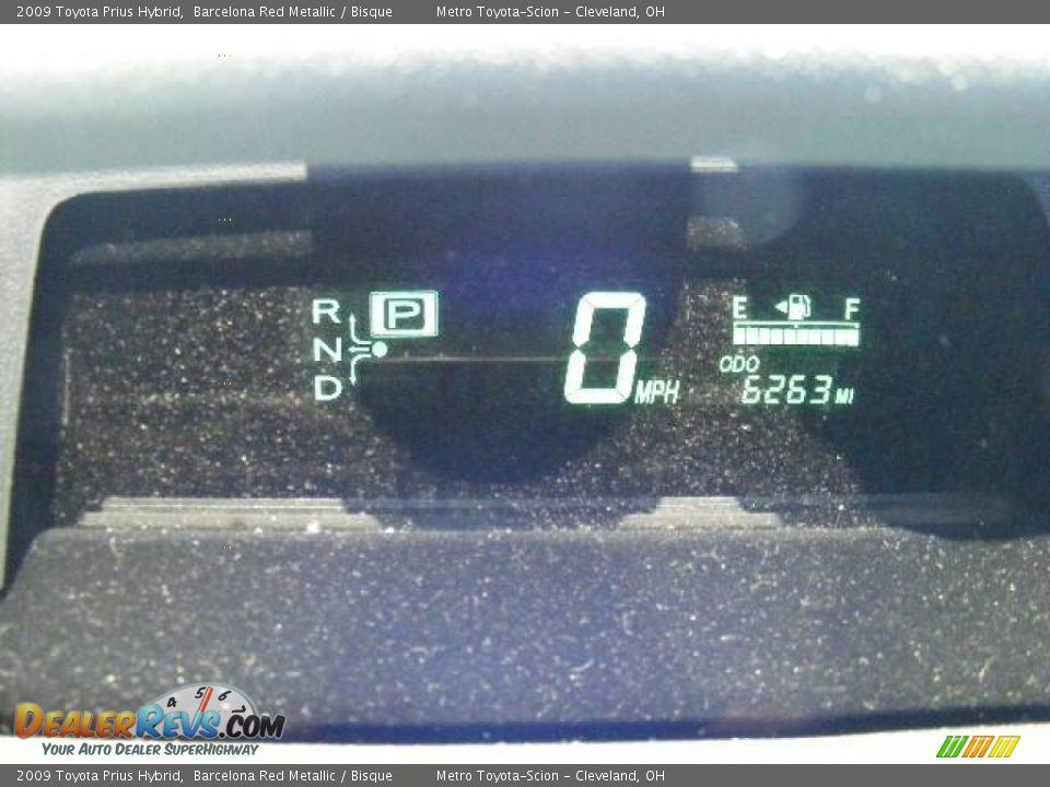 2009 Toyota Prius Hybrid Barcelona Red Metallic / Bisque Photo #17