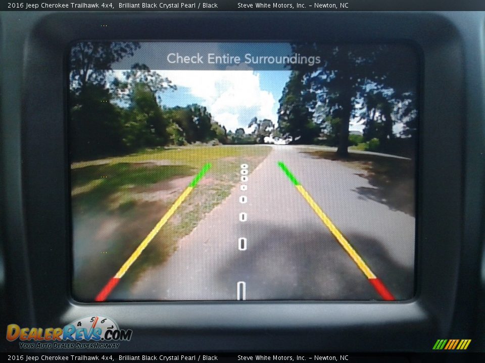 2016 Jeep Cherokee Trailhawk 4x4 Brilliant Black Crystal Pearl / Black Photo #21