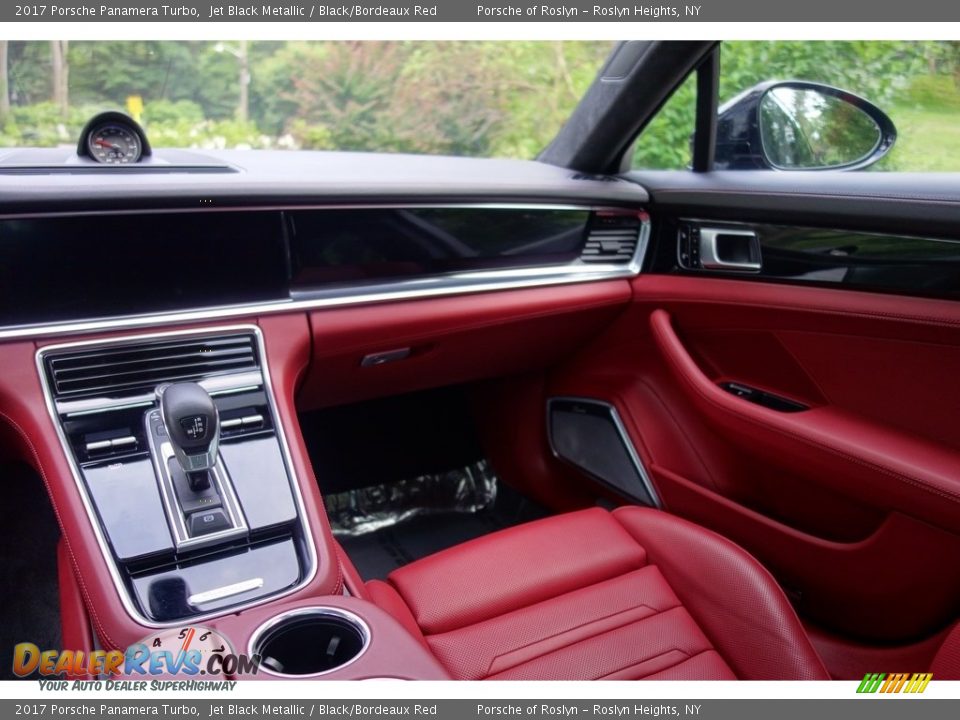 2017 Porsche Panamera Turbo Jet Black Metallic / Black/Bordeaux Red Photo #14