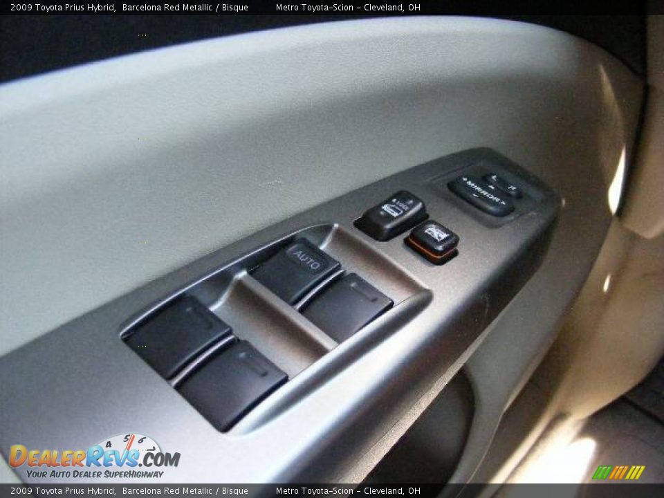 2009 Toyota Prius Hybrid Barcelona Red Metallic / Bisque Photo #21