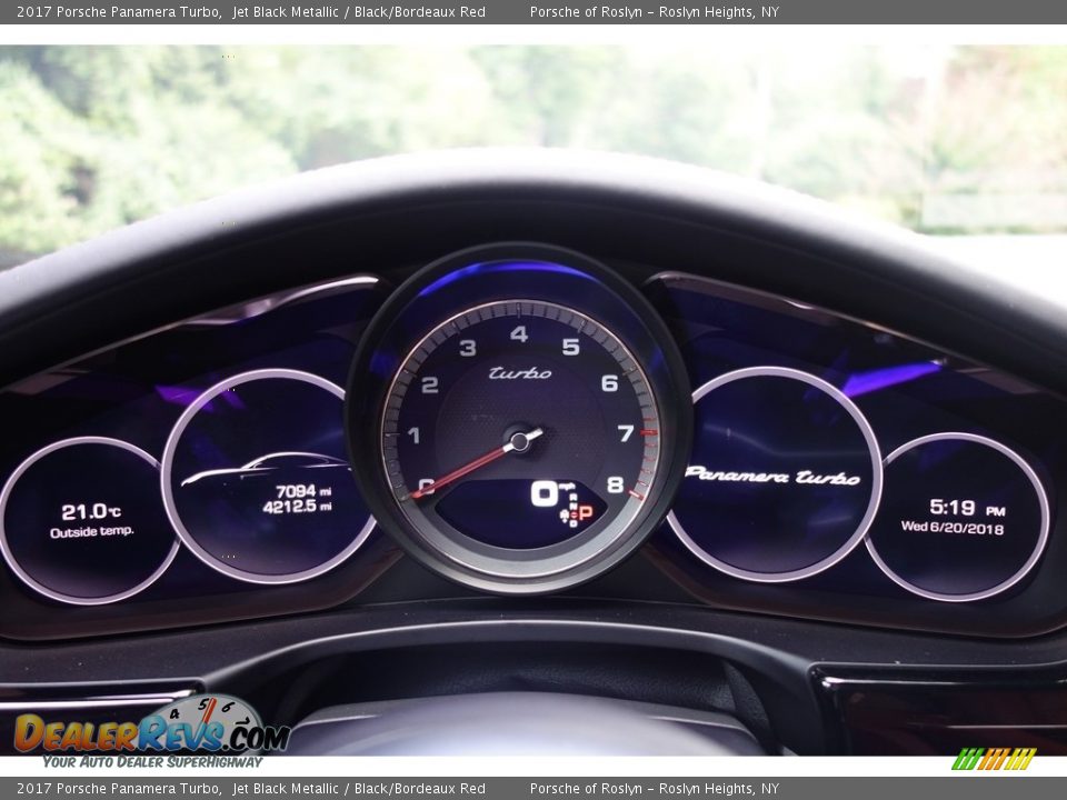 2017 Porsche Panamera Turbo Gauges Photo #21