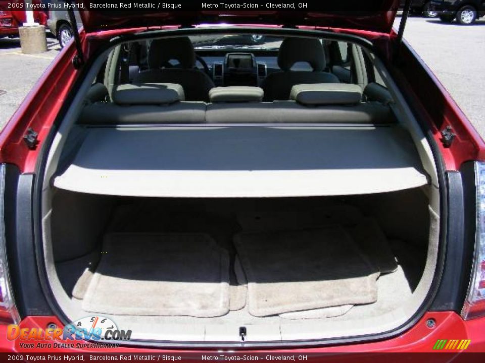 2009 Toyota Prius Hybrid Barcelona Red Metallic / Bisque Photo #23