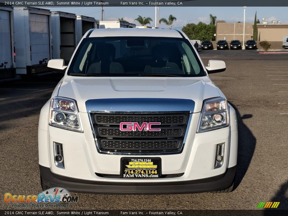 2014 GMC Terrain SLE AWD Summit White / Light Titanium Photo #2