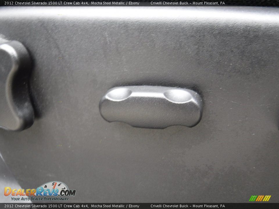 2012 Chevrolet Silverado 1500 LT Crew Cab 4x4 Mocha Steel Metallic / Ebony Photo #17