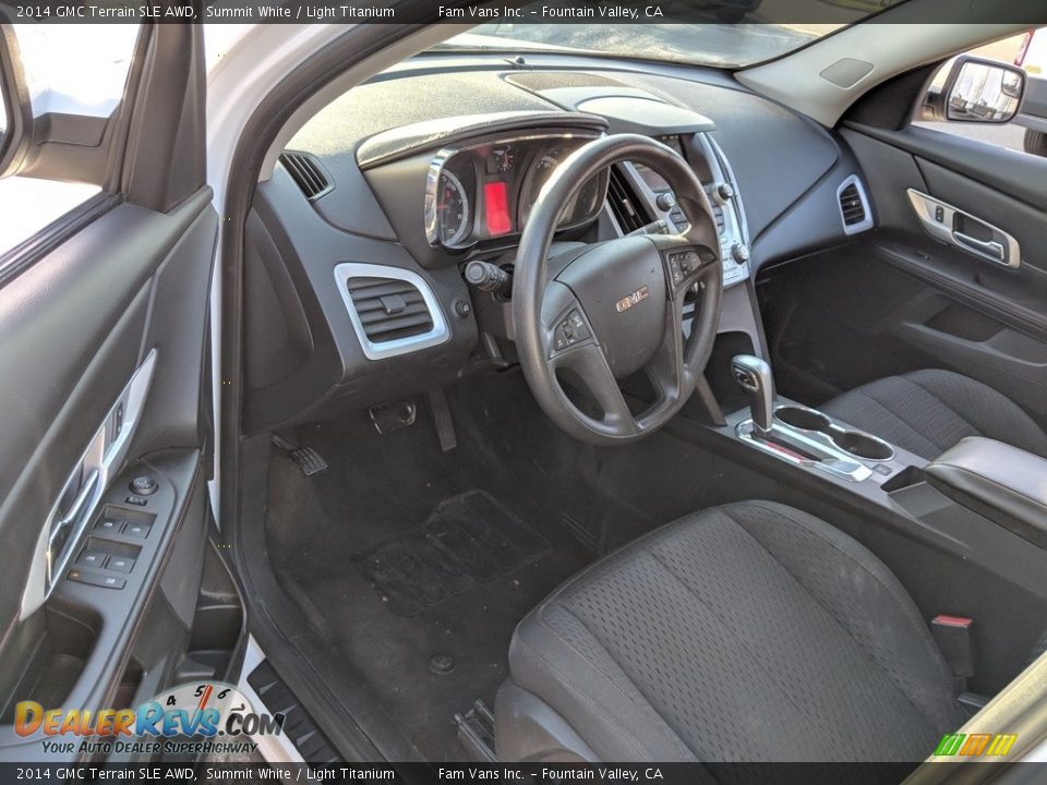2014 GMC Terrain SLE AWD Summit White / Light Titanium Photo #8