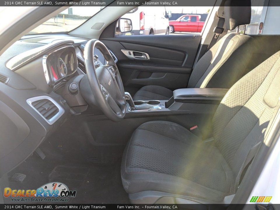 2014 GMC Terrain SLE AWD Summit White / Light Titanium Photo #9