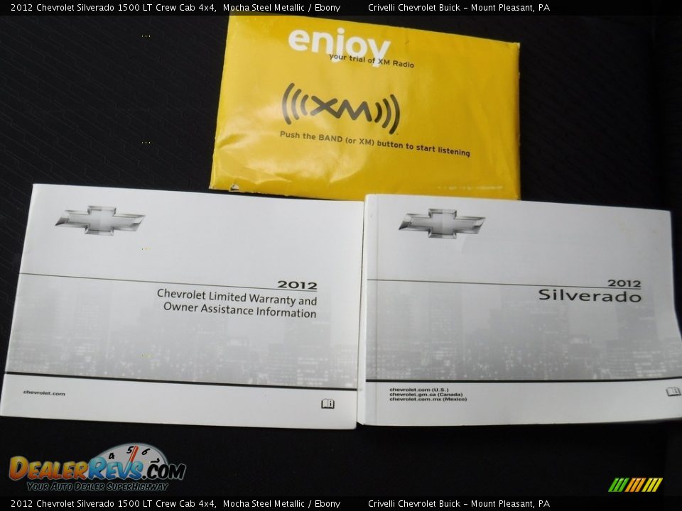 2012 Chevrolet Silverado 1500 LT Crew Cab 4x4 Mocha Steel Metallic / Ebony Photo #28
