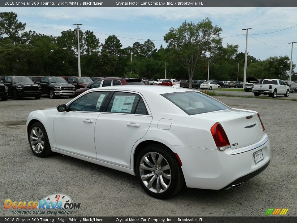 2018 Chrysler 300 Touring Bright White / Black/Linen Photo #3