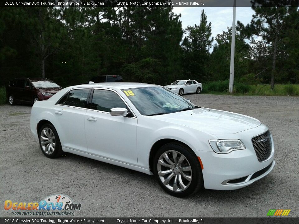 2018 Chrysler 300 Touring Bright White / Black/Linen Photo #7