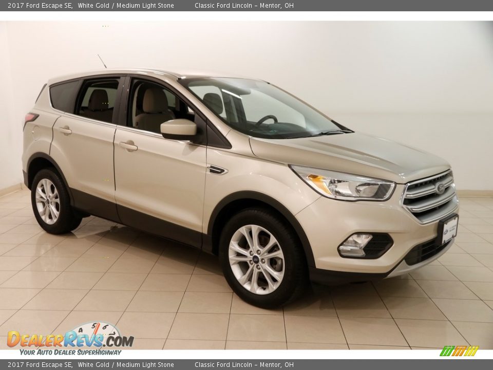 2017 Ford Escape SE White Gold / Medium Light Stone Photo #1