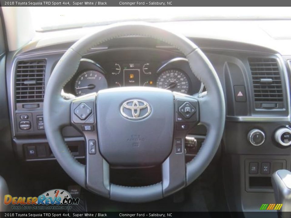 2018 Toyota Sequoia TRD Sport 4x4 Super White / Black Photo #5