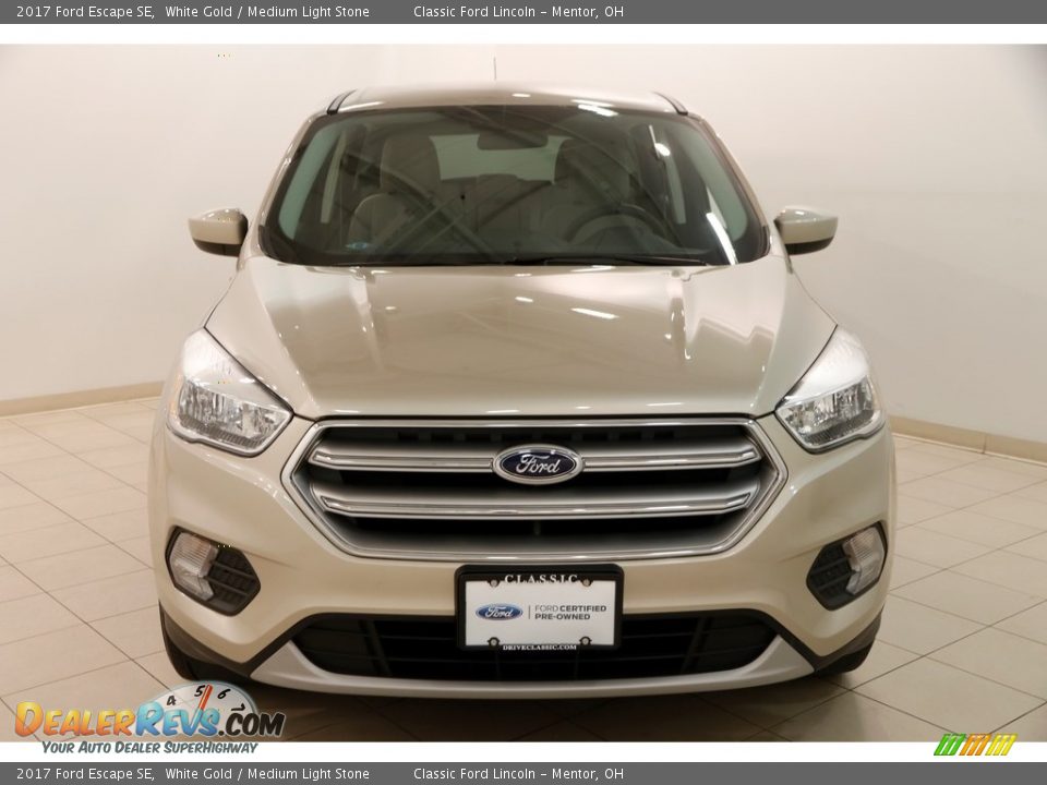 2017 Ford Escape SE White Gold / Medium Light Stone Photo #2