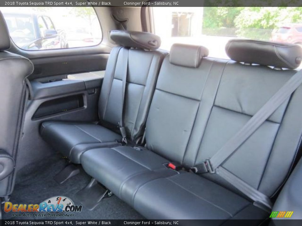 2018 Toyota Sequoia TRD Sport 4x4 Super White / Black Photo #7